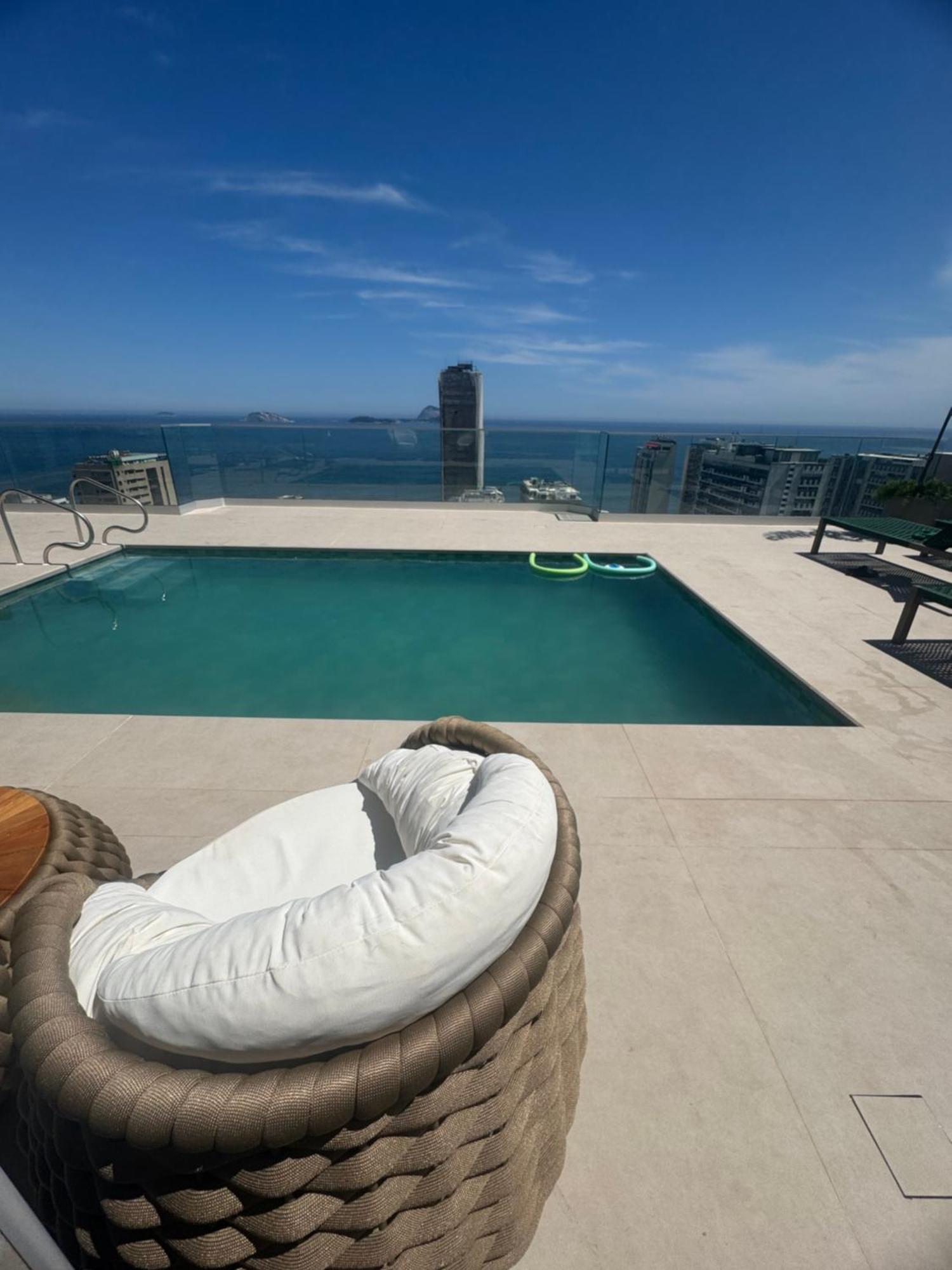 Flat Simples Decoracao Antiga Com Vista Mar- Rooftop Com Piscina, Sauna, Academia, Garagem E Arrumacao Diaria By Tata Aparthotel